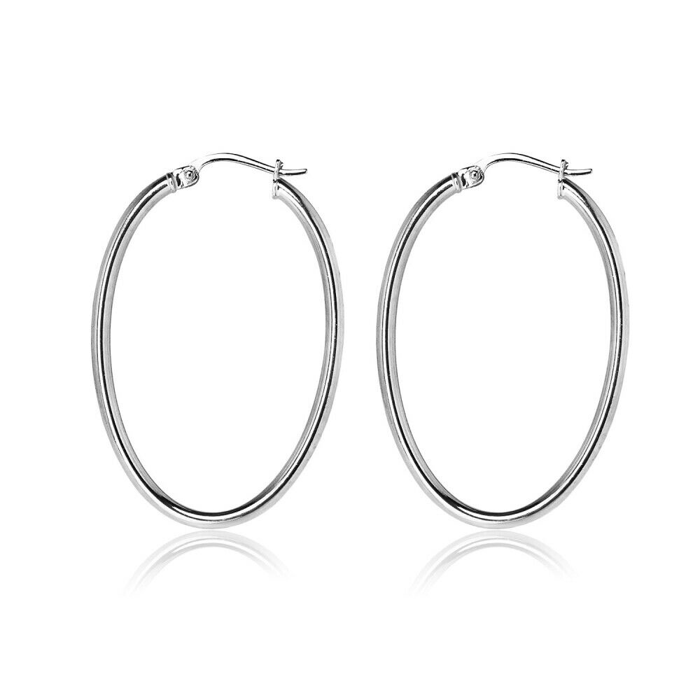 16 x 3mm solid 925 sterling silver hoop earrings – Sharon SaintDon Silver  and Gold Handmade Jewelry